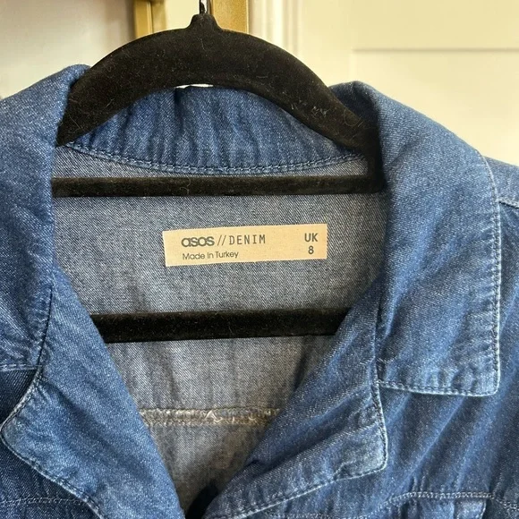 ASOS Blue Denim Jumpsuit - Picture 2 of 3